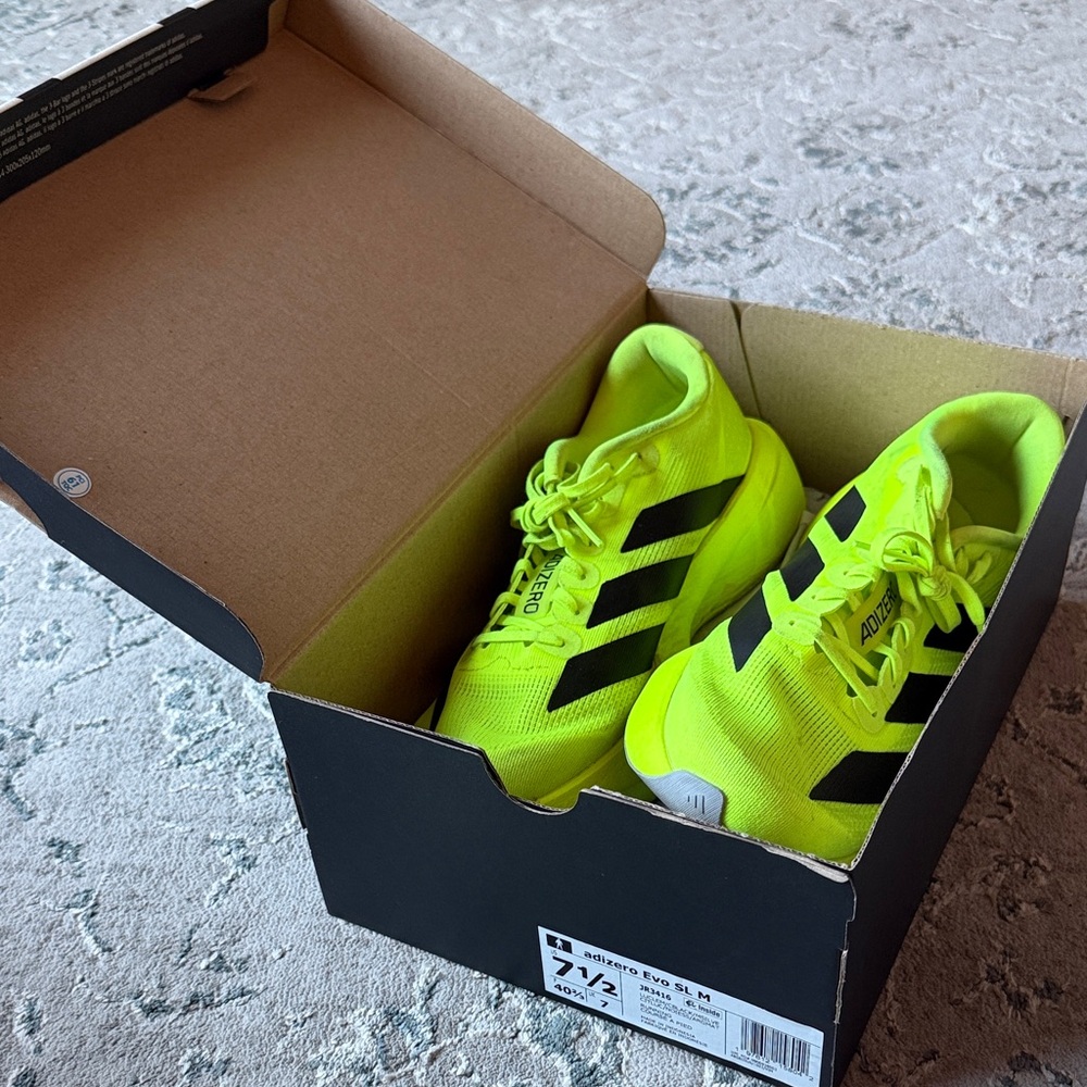 Adidas Evo SL Yellow Sneakers